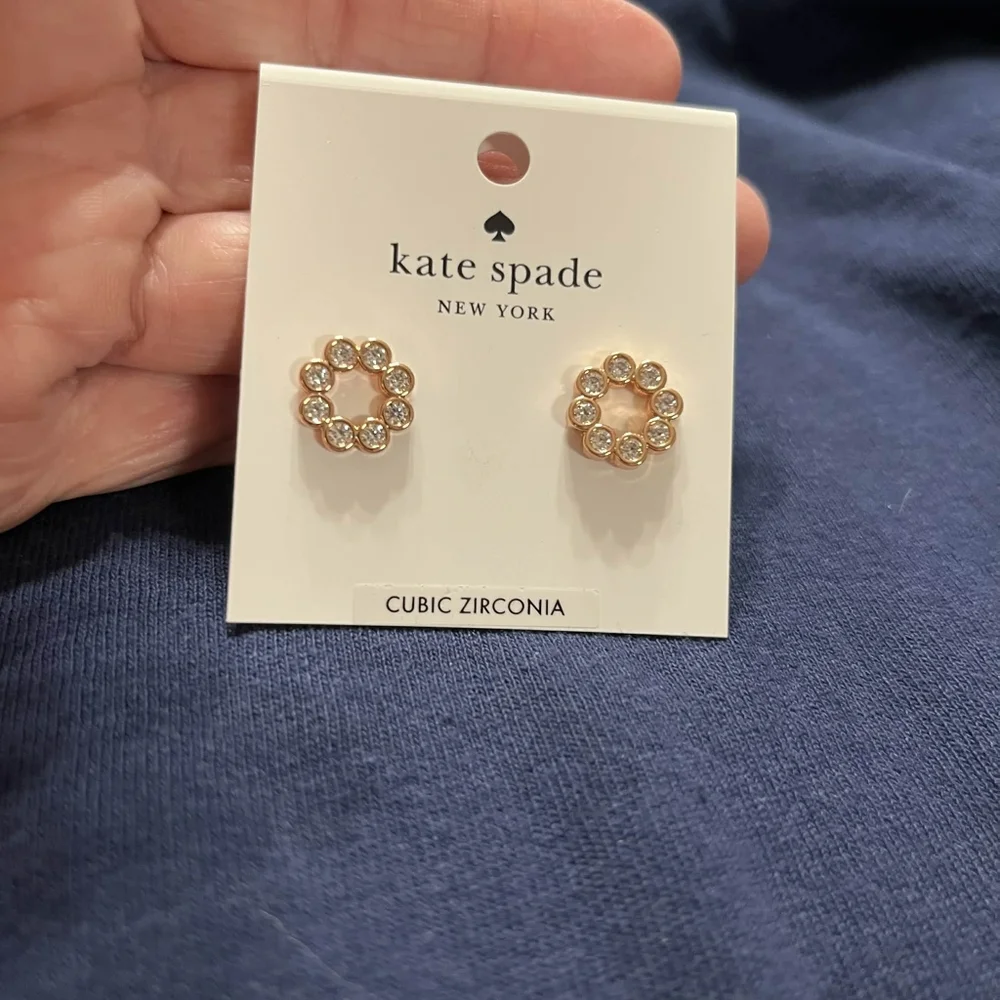 Kate Spade Full Circle Rose Gold Toned Studs